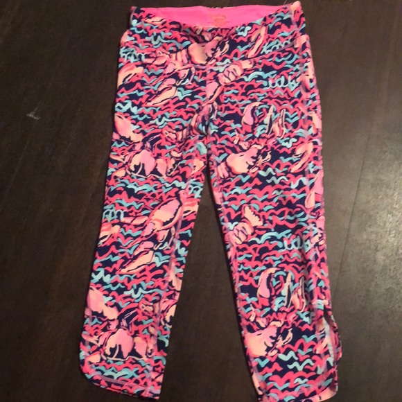 NWT Lilly Pulitzer Pop Up Lobstah Roll crops, S - Picture 3 of 5